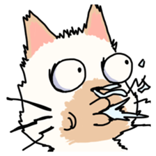 tyoi yantya neko - japanese sticker #13859017