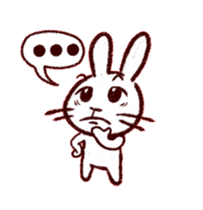 naughty rabbite 'Popo' (animation) sticker #13859182
