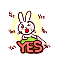 naughty rabbite 'Popo' (animation) sticker #13859184