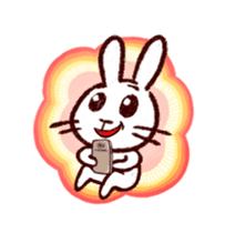 naughty rabbite 'Popo' (animation) sticker #13859195