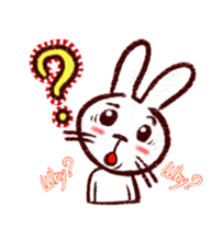 naughty rabbite 'Popo' (animation) sticker #13859197
