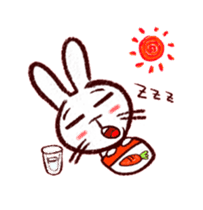 naughty rabbite 'Popo' (animation) sticker #13859204