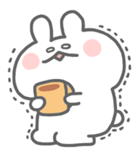 rabbit's winter sticker #13859341