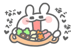 rabbit's winter sticker #13859342