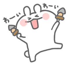 rabbit's winter sticker #13859347