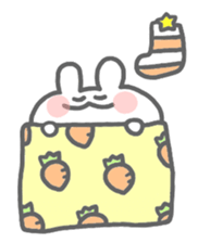 rabbit's winter sticker #13859350