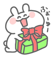 rabbit's winter sticker #13859352