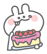 rabbit's winter sticker #13859353