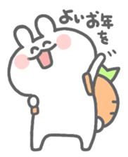 rabbit's winter sticker #13859358