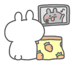 rabbit's winter sticker #13859359