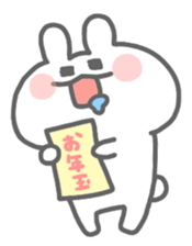 rabbit's winter sticker #13859366