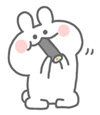rabbit's winter sticker #13859371