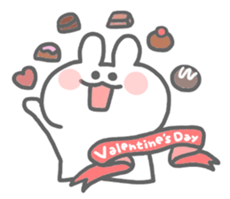 rabbit's winter sticker #13859372