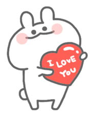 rabbit's winter sticker #13859373