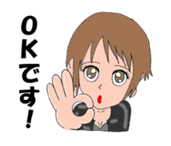 I LOVE American Motorcycle!! For Lady sticker #13859522