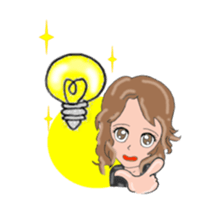 I LOVE American Motorcycle!! For Lady sticker #13859526