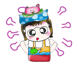 Hello! My name is Hanaka. I love frog!! sticker #13859540