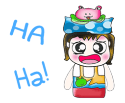 Hello! My name is Hanaka. I love frog!! sticker #13859541