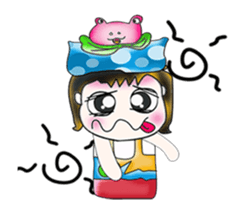 Hello! My name is Hanaka. I love frog!! sticker #13859542