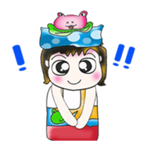 Hello! My name is Hanaka. I love frog!! sticker #13859544