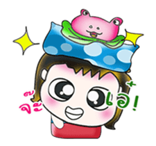 Hello! My name is Hanaka. I love frog!! sticker #13859552