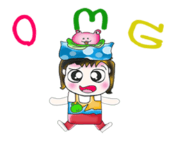 Hello! My name is Hanaka. I love frog!! sticker #13859557