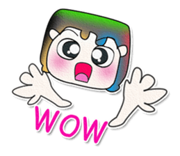 Hi! My name is Masao!! Good Luck!! sticker #13859850