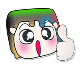 Hi! My name is Masao!! Good Luck!! sticker #13859855