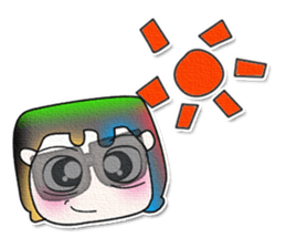 Hi! My name is Masao!! Good Luck!! sticker #13859865