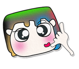 Hi! My name is Masao!! Good Luck!! sticker #13859868