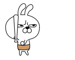 Stubborn Rabbit sticker #13859894