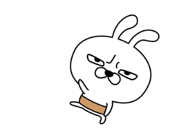 Stubborn Rabbit sticker #13859903