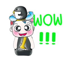 Hello! My name is Shiba. I love Penguin! sticker #13859975