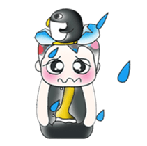 Hello! My name is Shiba. I love Penguin! sticker #13859985