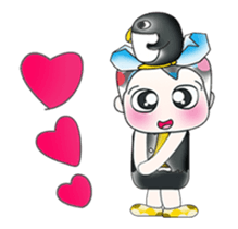 Hello! My name is Shiba. I love Penguin! sticker #13859988