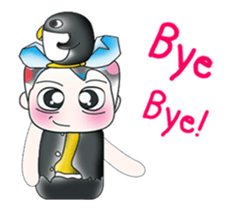 Hello! My name is Shiba. I love Penguin! sticker #13859996