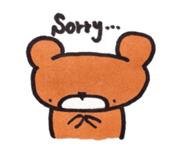 Bear in University sticker #13860047