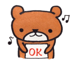 Bear in University sticker #13860048