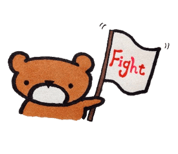 Bear in University sticker #13860054