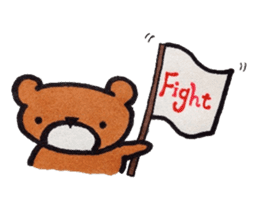 Bear in University sticker #13860054