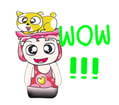 Hello!! my name is Yagami. I love cat!! sticker #13860159