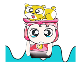 Hello!! my name is Yagami. I love cat!! sticker #13860160