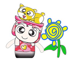 Hello!! my name is Yagami. I love cat!! sticker #13860162