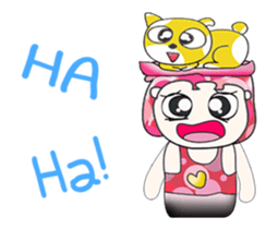 Hello!! my name is Yagami. I love cat!! sticker #13860165