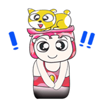 Hello!! my name is Yagami. I love cat!! sticker #13860168