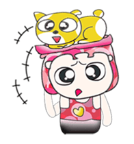 Hello!! my name is Yagami. I love cat!! sticker #13860179