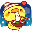 動くメッセージひよこ年賀＆冬♪ - クリエイターズスタンプ