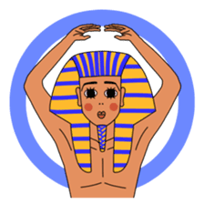 Pharaoh in the neighborhood sticker #13860566