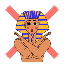 Pharaoh in the neighborhood sticker #13860567