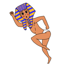 Pharaoh in the neighborhood sticker #13860568